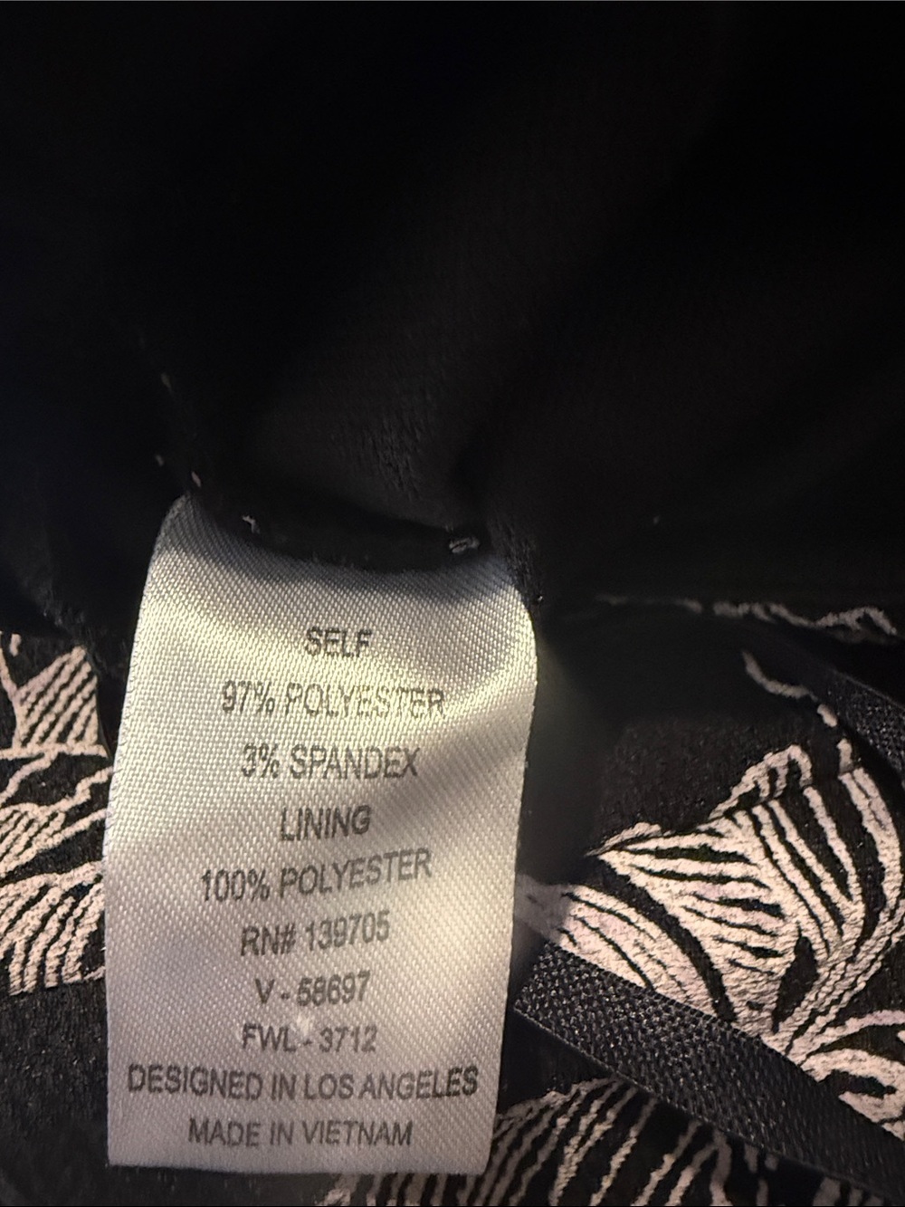 Honey & Rosie cropped black & white floral jumpsuit with POCKETS! Sz M. - Picture 13 of 13